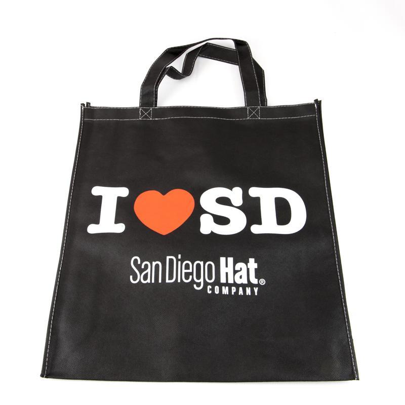 San Diego Hat Company Reusable Tote Bag - Eco-Friendly Cotton Shopping Tote for Groceries, Beach & Everyday Use