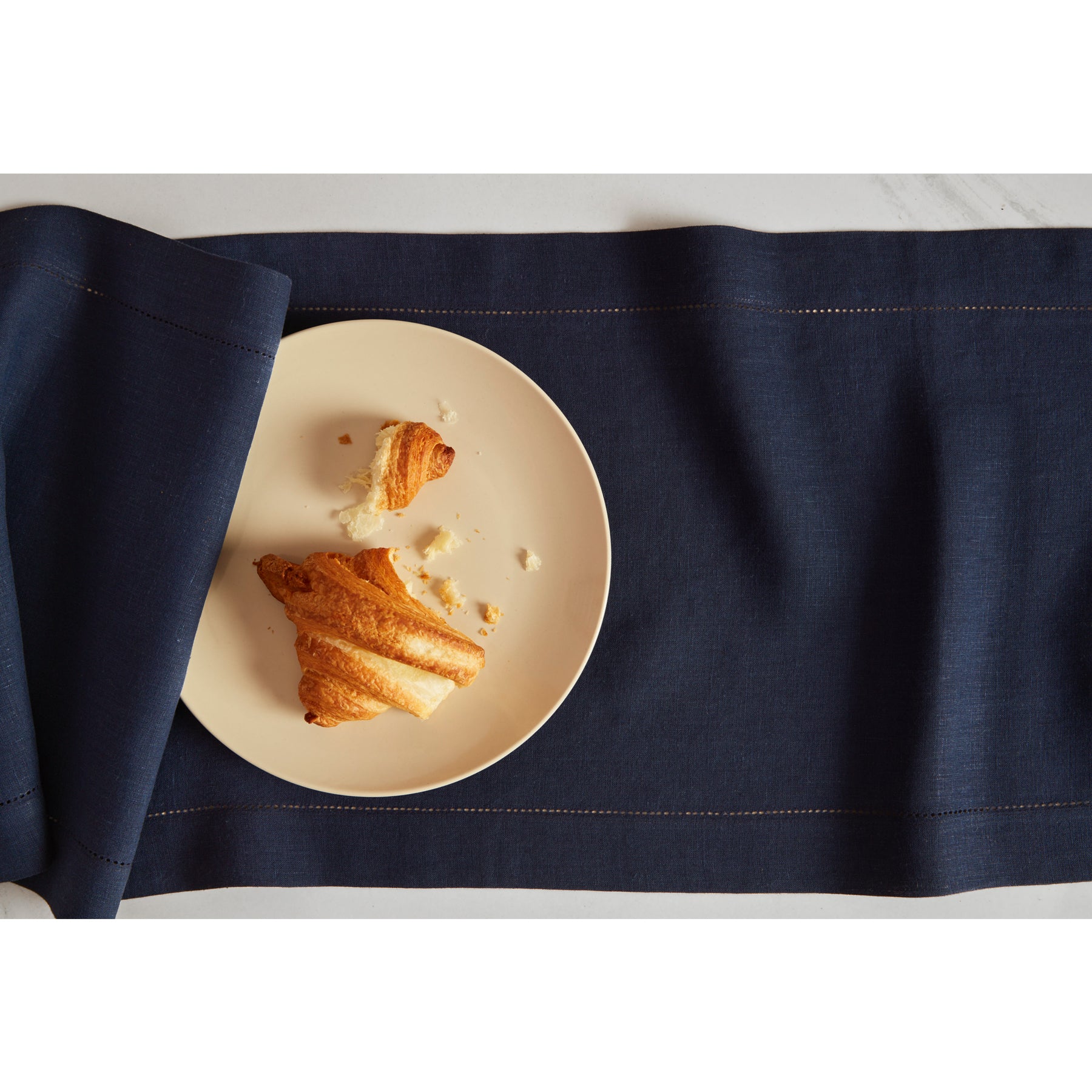 Sonoma Hemstitch Table Runner - Elegant Linen Table Decor for Dining & Special Occasions | Perfect for Weddings, Holidays & Home Decor