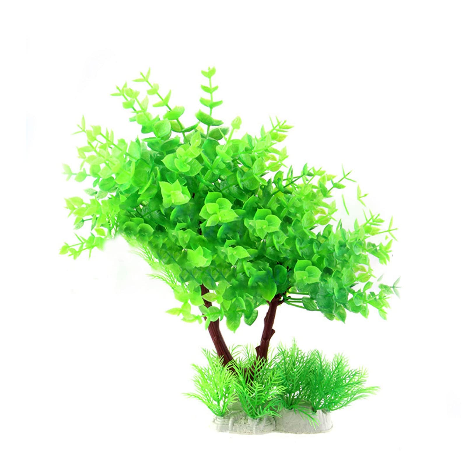 US Fish Tank Decorations - Artificial Aquatic Plants, Fadeless Plastic Water Grass for Aquarium Landscaping - Perfect for Home, Office, Party & Wedding Decor