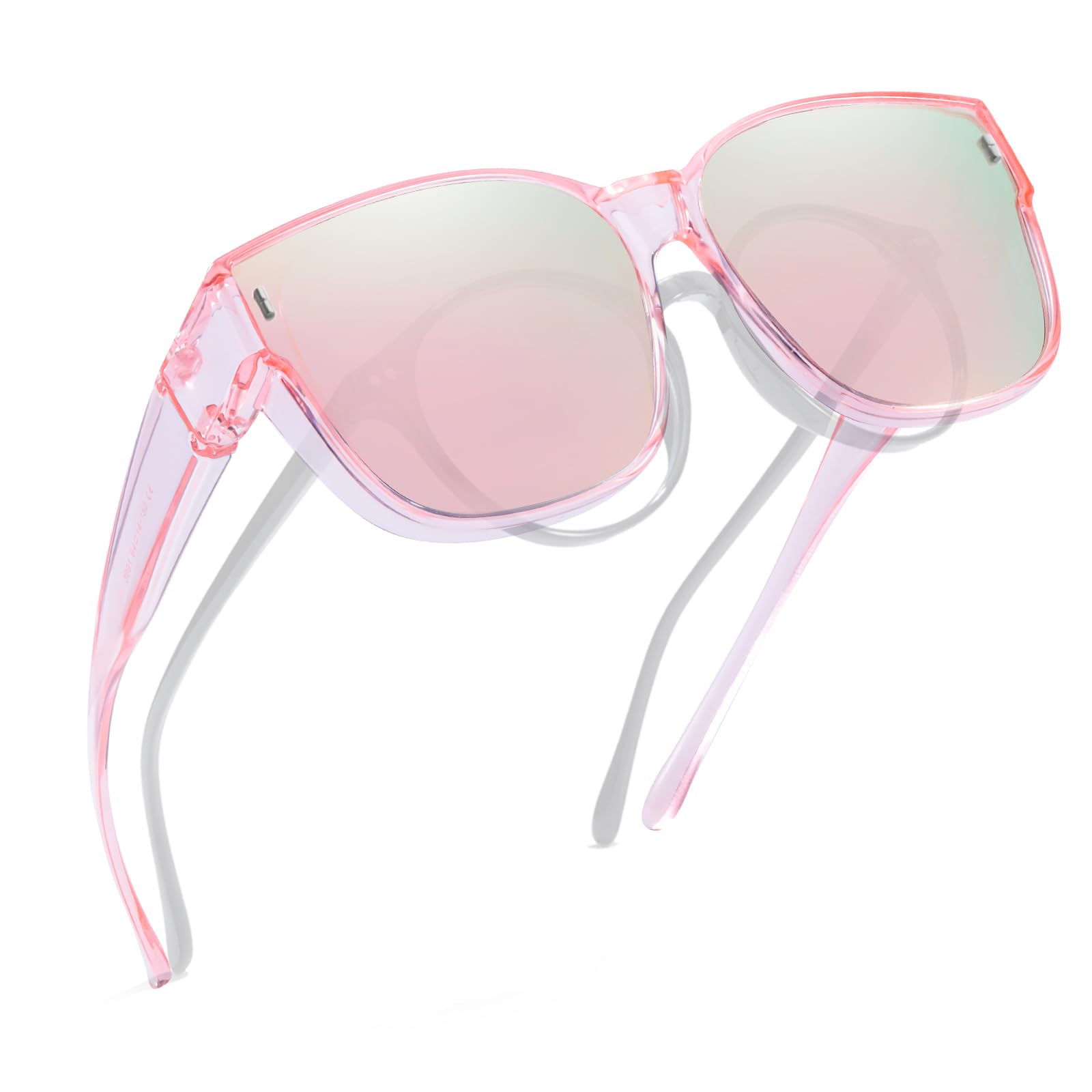 Xfeel Polarized Sunglasses for Women - Fit Over Prescription Glasses with UV400 Protection - Stylish & Comfortable for Driving, Outdoor Activities & Daily Wear