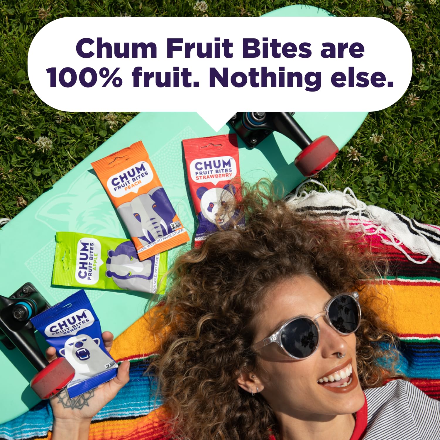 Chum Fruit Bites 100% Real Fruit Snacks - Peach Flavor, 72 Count | Non-GMO, No Added Sugar, Preservative-Free | Allergy-Friendly (Nut-Free, Gluten-Free), Vegan, Kosher & Paleo Certified | Perfect for School Lunches, Healthy Snacking & On-the-Go Nutrition