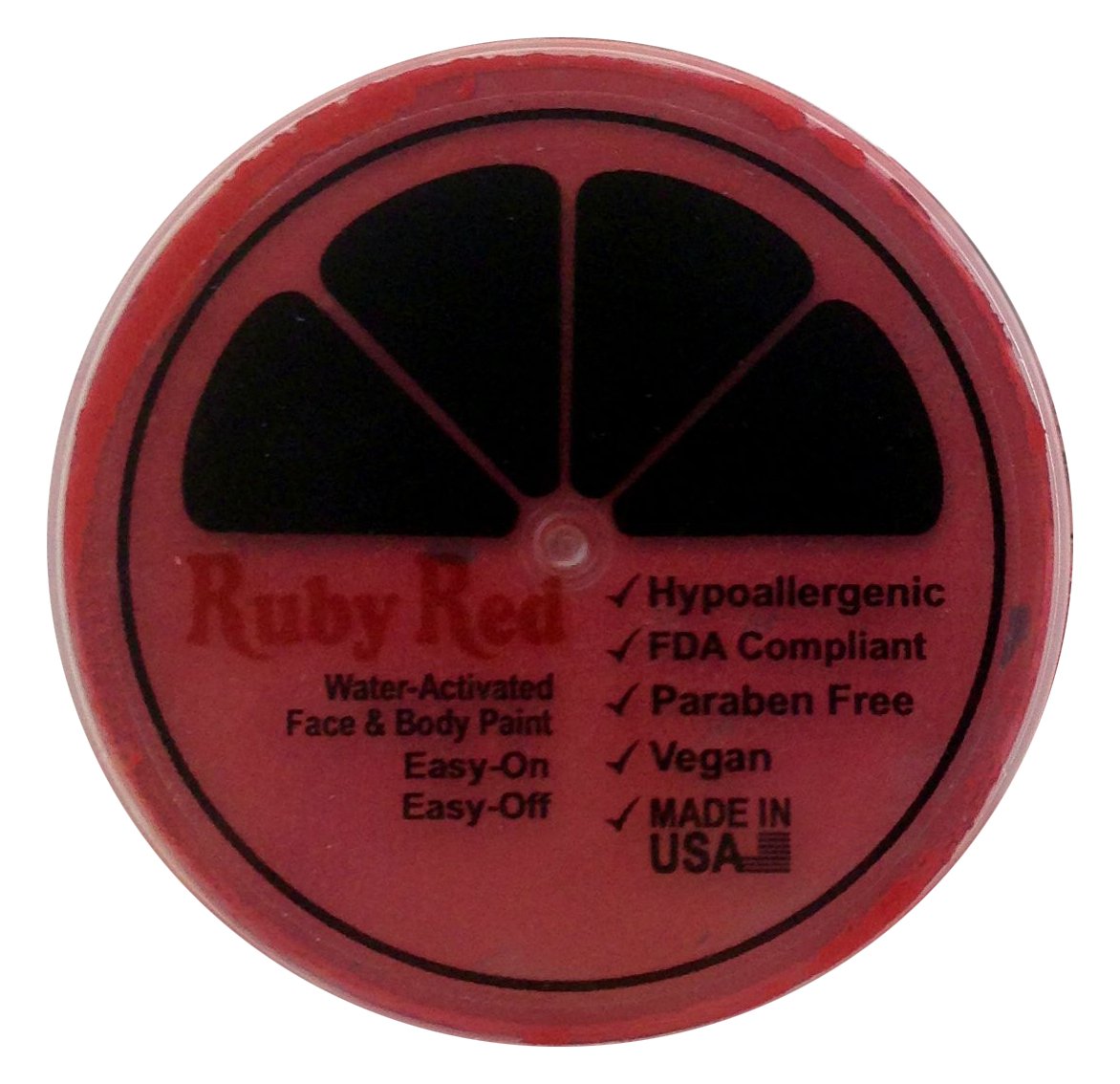 Ruby Red Face Paint - 75ML Water-Based, Non-Toxic, Vibrant Cherry Color for Halloween, Cosplay & Face Painting - Safe for Kids & Adults