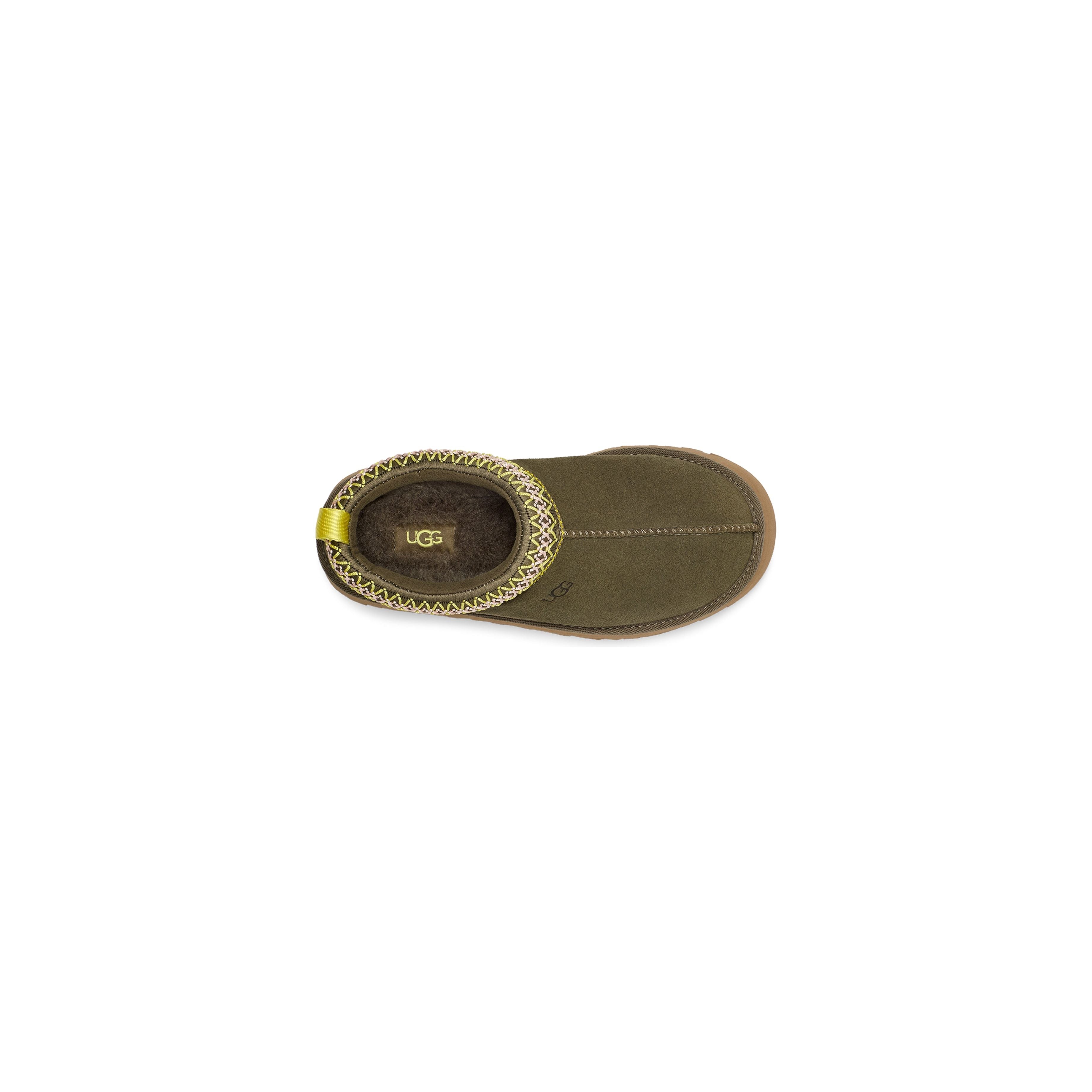 UGG Kid's Tazz Slippers in Burnt Olive - Cozy House Shoes for Boys & Girls - Perfect for Indoor Comfort, Winter Warmth & Playtime
