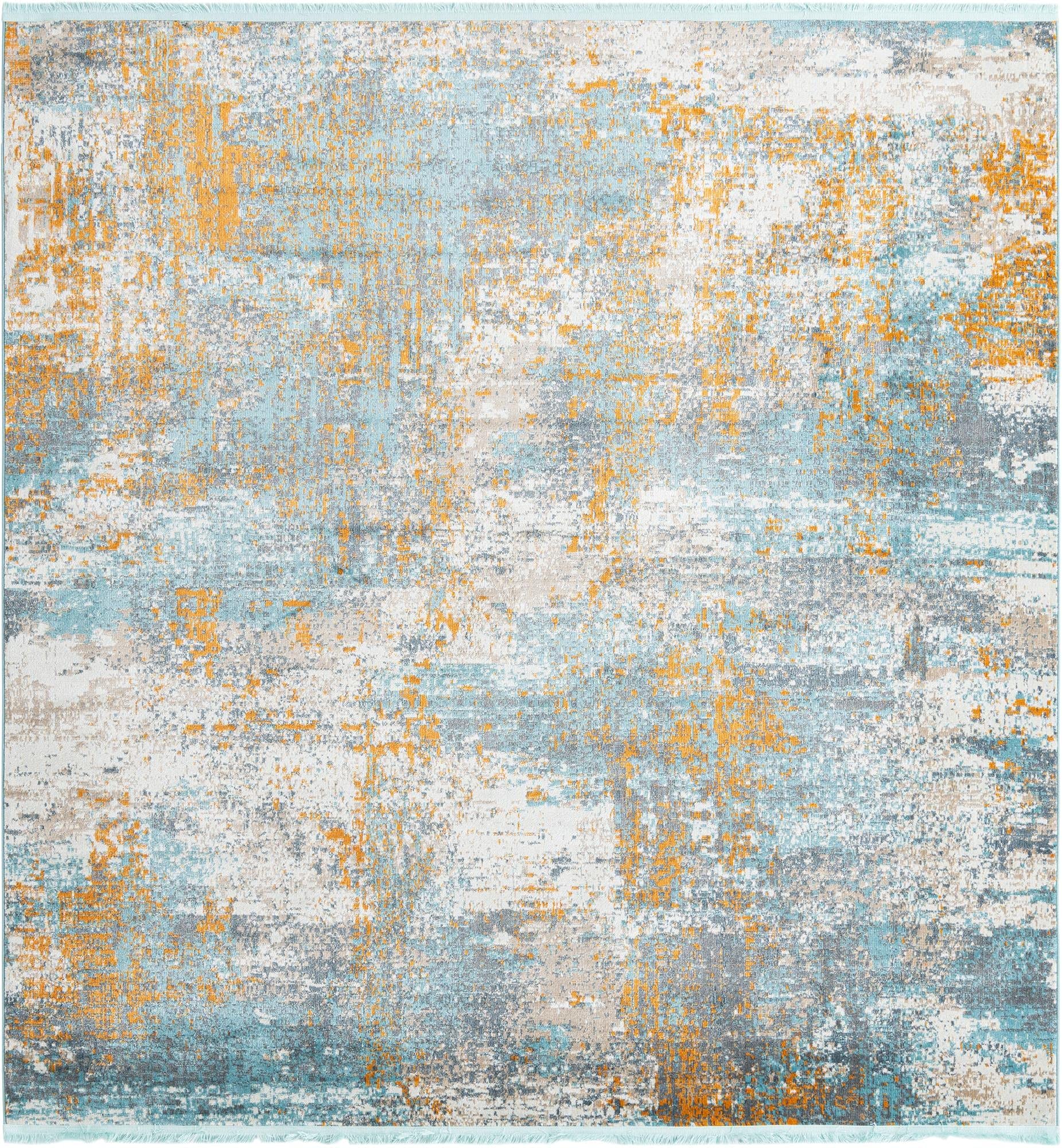 Premium 8x8 ft Square Medium-Pile Area Rug - Soft Paragon Collection for Living Room, Bedroom & Entryway - Non-Slip Comfort for High Traffic Areas - Perfect Home Decor Accent for Family Gatherings & Relaxation