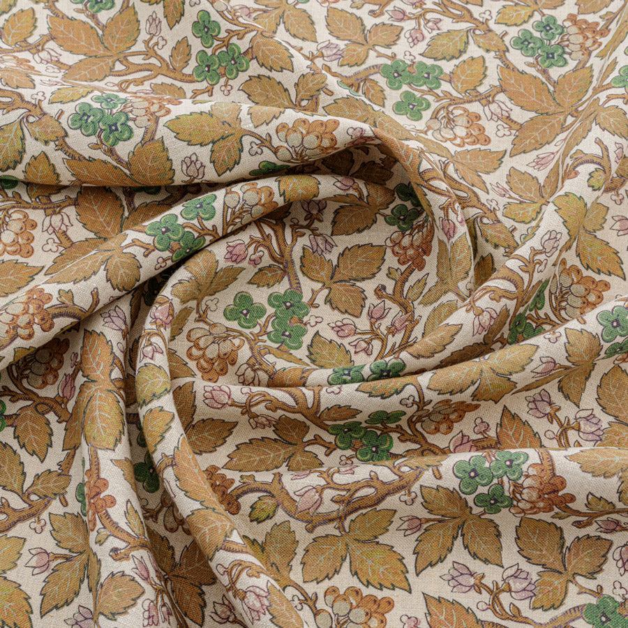 Briar Linen & Ochre Green Fabric Swatches - Premium Home Decor Textile Samples for Upholstery, Curtains & DIY Projects