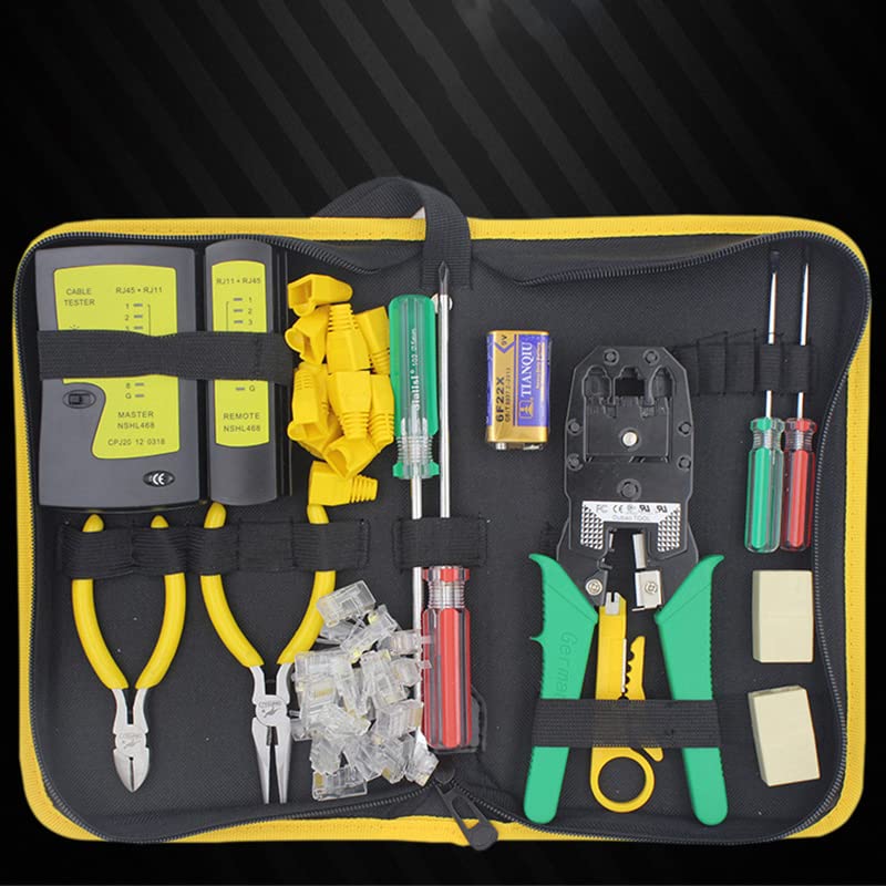 Oxford Tool Bag with Handle - Heavy Duty Storage Pouch with Multiple Pockets & Zipper Closure - Perfect for Hardware Tools, DIY Projects, and Workshop Organization
