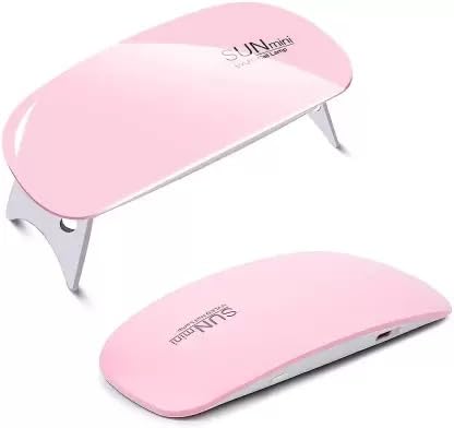 Fast Drying USB Nail Polish Dryer with 6W LED UV Light - Portable Nail Art Lamp for Gel & Acrylic Nails | Home Salon & Professional Manicure Use