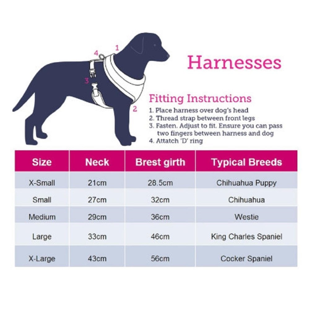 Red Extra Small Dog Harness - Adjustable & Reflective for Small Dogs - Perfect for Walking, Hiking & Outdoor Adventures