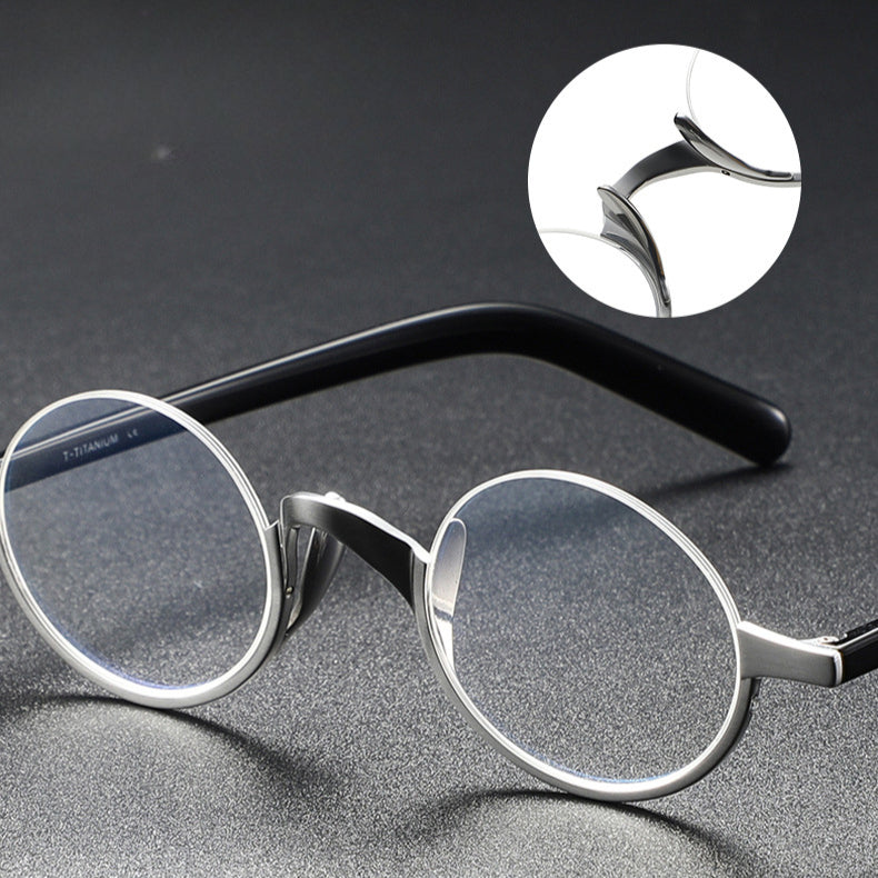 Premium Titanium Round Eyeglass Frames - Lightweight & Durable for Men & Women | Perfect for Reading, Driving & Everyday Use