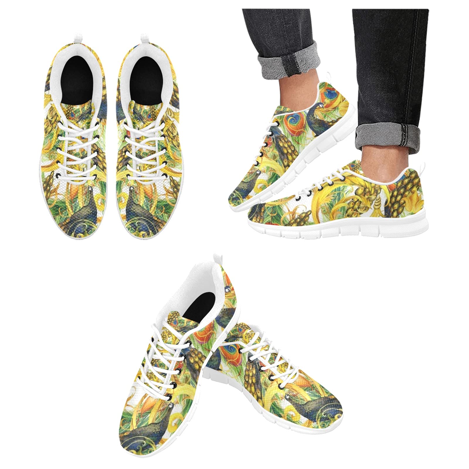 ANANGTEE Women's Pixel Duck Sneakers - Lightweight Breathable Slip-On Walking Shoes with Arch Support for Casual Wear, Tennis & Outdoor Activities