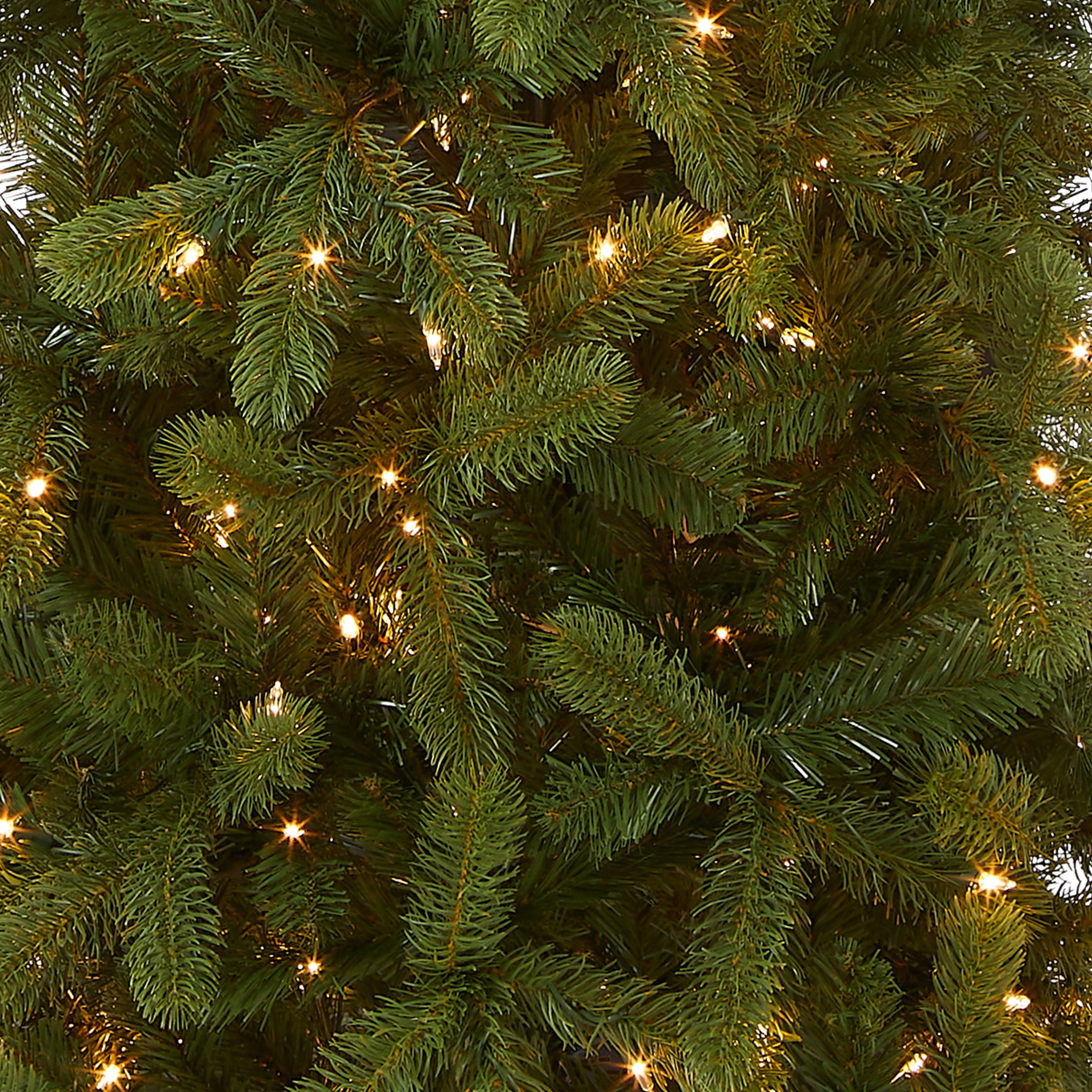 7.5 ft Pre-Lit Downswept Douglas Fir Pencil Slim Christmas Tree with 500 Clear LED Lights - Perfect for Small Spaces & Holiday Decor