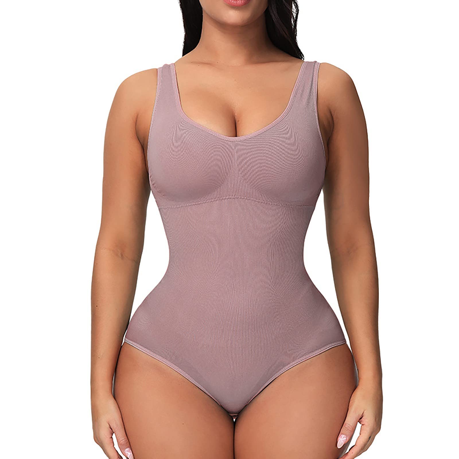 Best Women's Shapewear Bodysuit - Tummy Control Full Body Shaper with Thong for Slimming & Waist Training | Perfect for Everyday Wear, Special Occasions & Postpartum Recovery