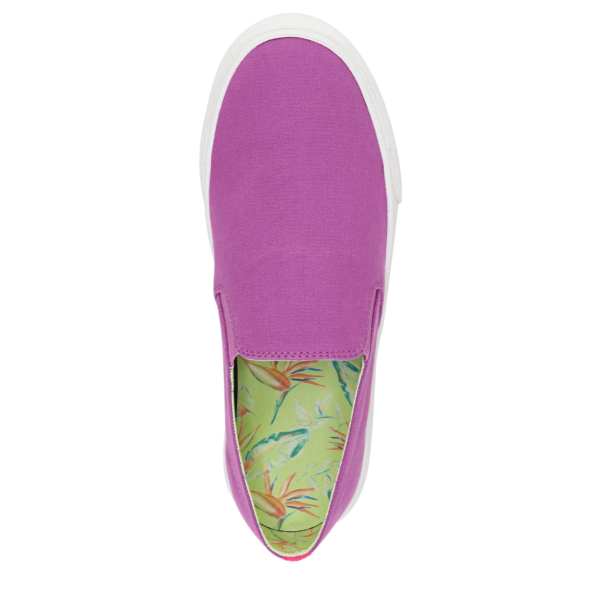 Vionic Groove Women's Slip-On Casual Shoes - Comfortable Canvas Loafers for Walking, Travel & Everyday Wear