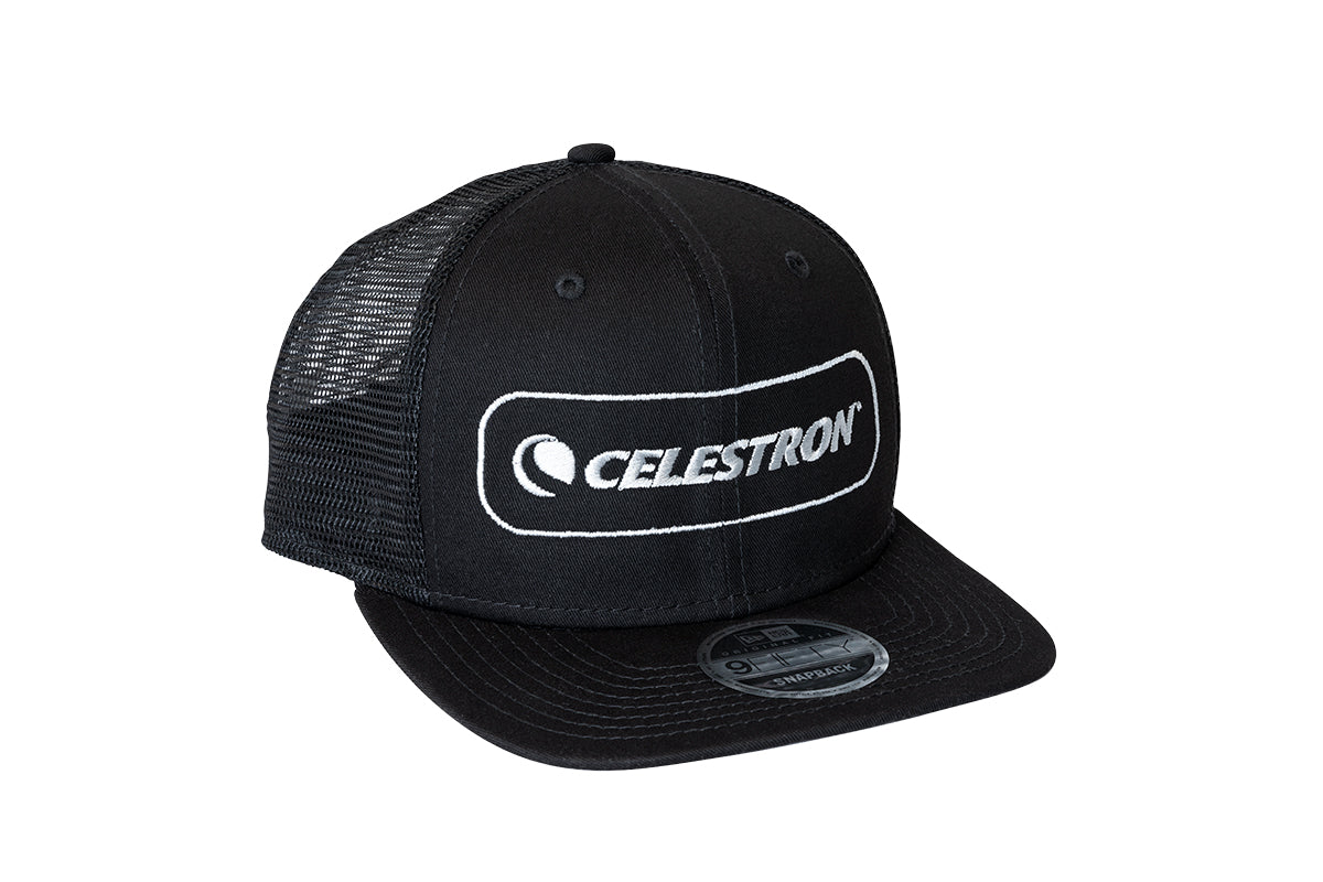 Celestron Classic Snapback Trucker Hat by New Era - Adjustable Baseball Cap for Men & Women - Perfect for Stargazing, Outdoor Adventures & Casual Wear