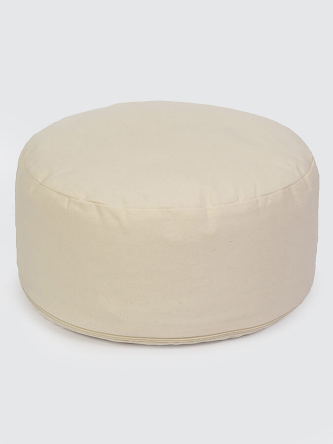 Premium Large Yoga Meditation Cushion - Zafu Bolster for Yoga Studio, Home Practice & Zen Meditation - Ergonomic Support for Cross-Legged Sitting & Mindfulness Sessions