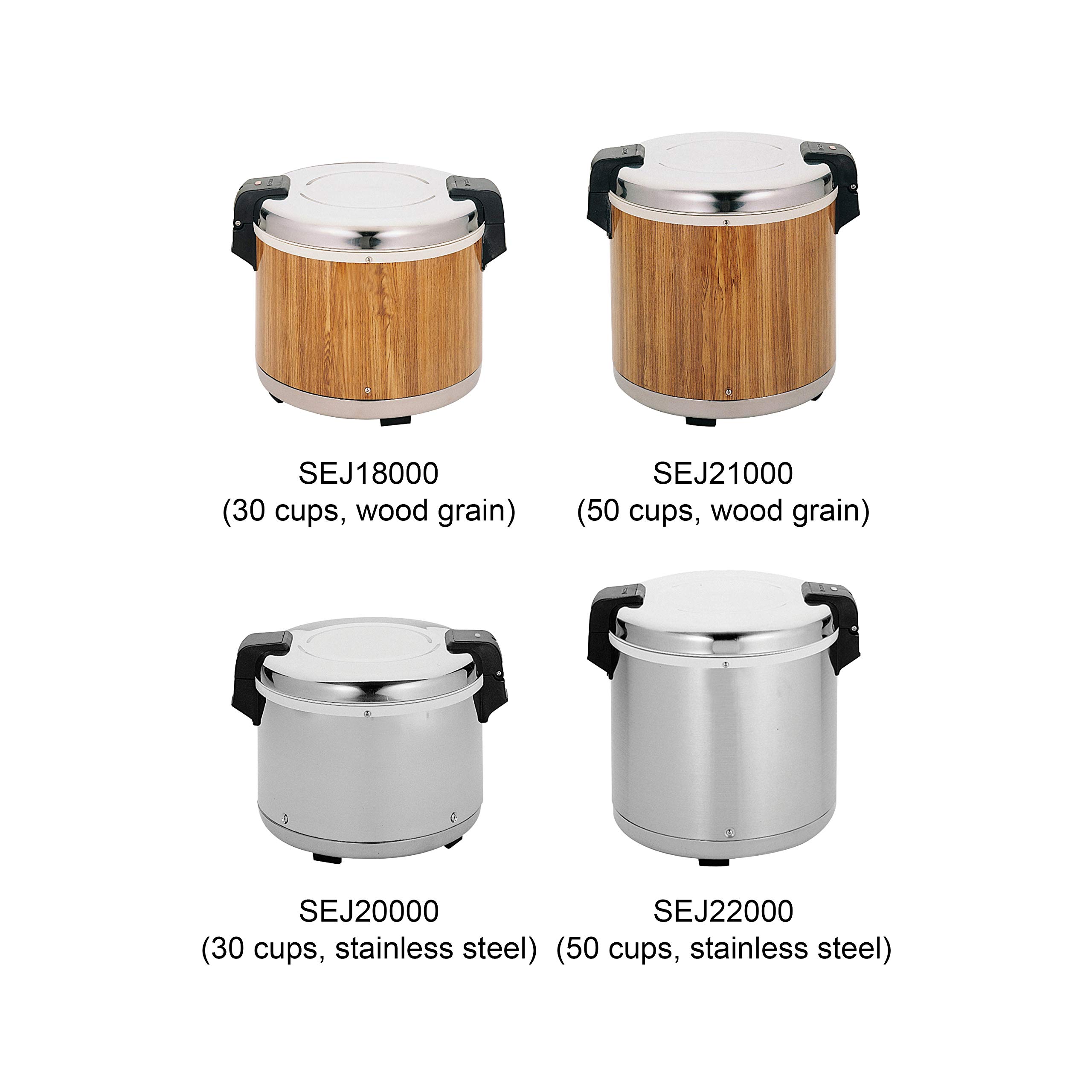 30 Cup / 60 Bowl Electric Commercial Rice Warmer with Wood Grain Design - Perfect for Restaurants, Catering & Buffets (Not a Rice Cooker) - Keep Rice Warm for Hours at Events, Parties & Large Gatherings