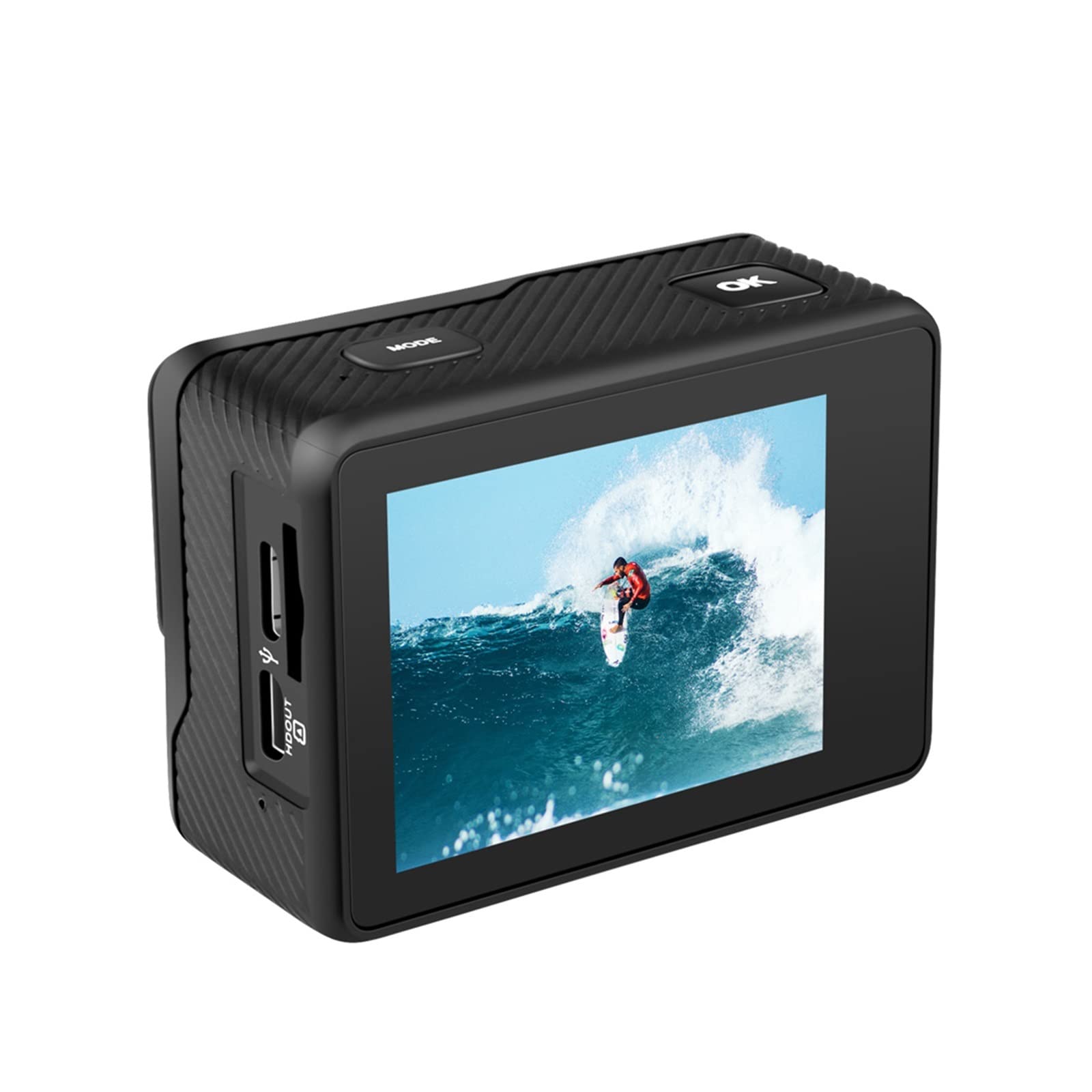 BODORME S9 Pro 4K Action Camera with Dual Screen - 60FPS, 24MP, 2.0