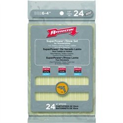 Arrow Fastener BSS6-4 4-Inch Slow Set Hot Melt Glue Sticks - 24 Pack for DIY Crafts, Woodworking, and Home Repairs