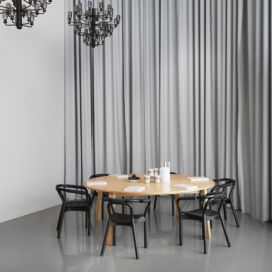 Modern Kuroda Knot Chair - Scandinavian Dining Chair Inspired by Normann Copenhagen - Perfect for Kitchen, Dining Room, and Minimalist Home Decor