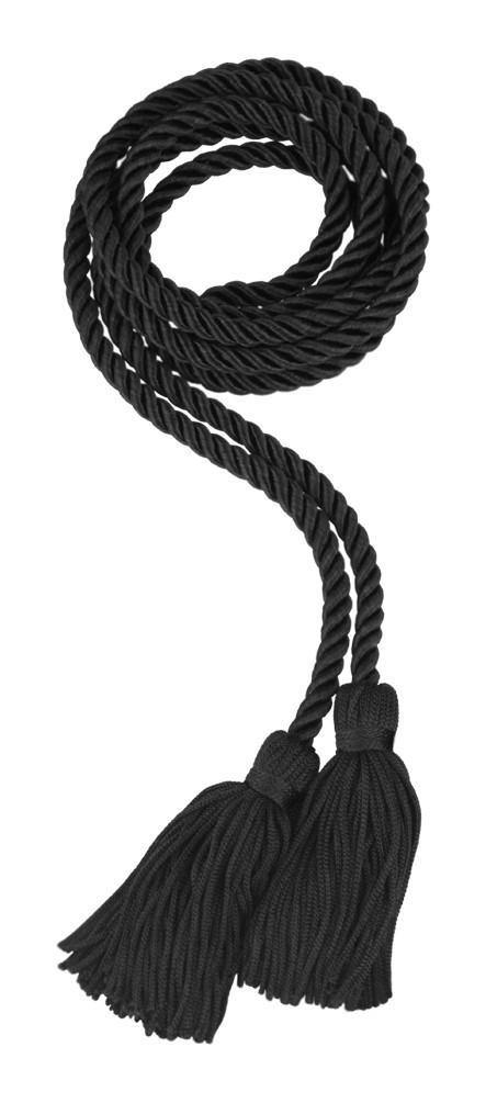 Black Graduation Honor Cord for College & High School - Academic Achievement Award - Perfect for Graduation Ceremonies & Commencement Events