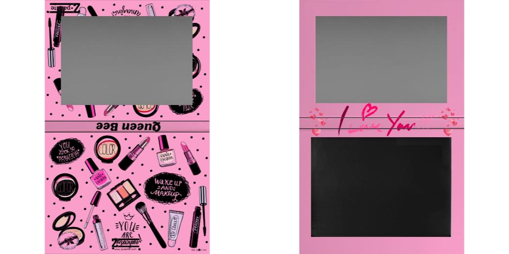 Custom Extra Large Magnetic Z Palette - Empty Makeup Palette for Eyeshadows & Blush - Perfect for Professional Makeup Artists & Travel