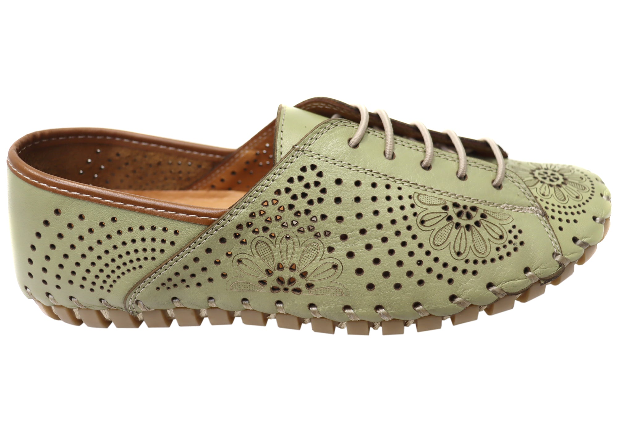 Orizonte Charmaine Women's Comfortable Leather Shoes - European Style for Walking, Work & Casual Wear