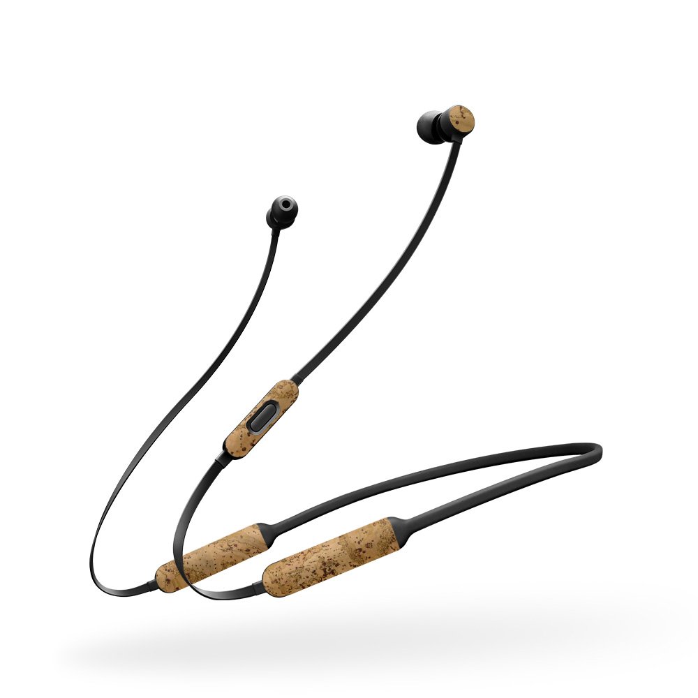 MightySkins Vinyl Decal Wrap Cover Compatible with BeatsX Wireless Headphones - Cork Design | Protective, Durable, Customizable Skin | Easy to Apply & Remove | Made in USA | Perfect for Gym, Travel, and Daily Use