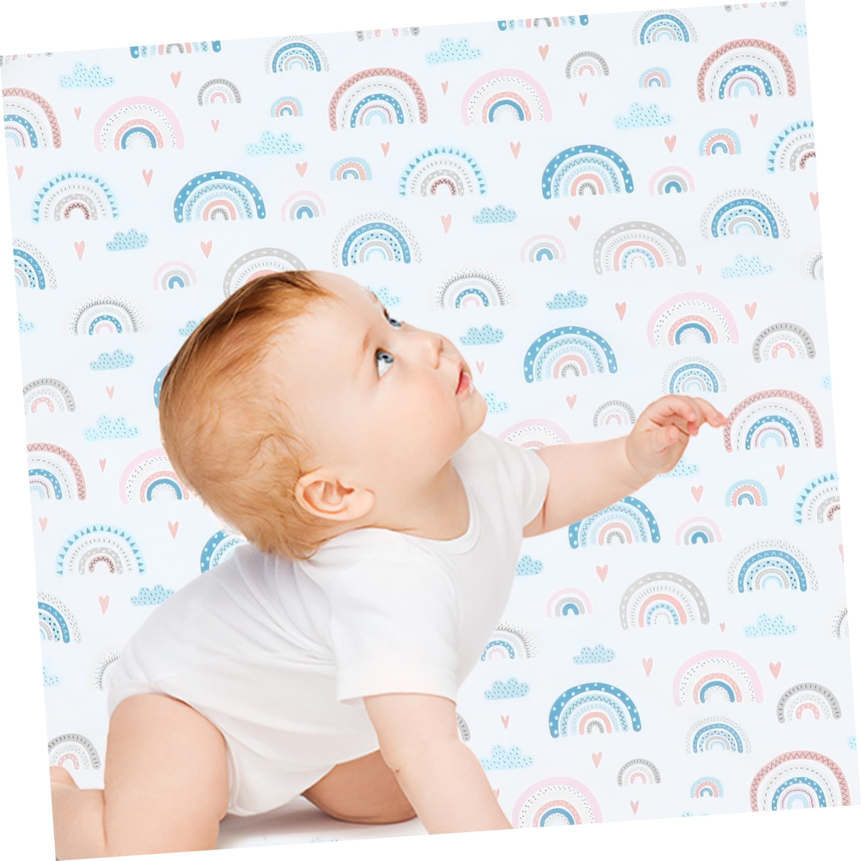 Non-Slip Multipurpose Floor Mat for Babies & Toddlers - Waterproof Highchair Mat, Play Mat, Food Mat with Colorful Design | Perfect for Dining, Playtime & Nursery Protection