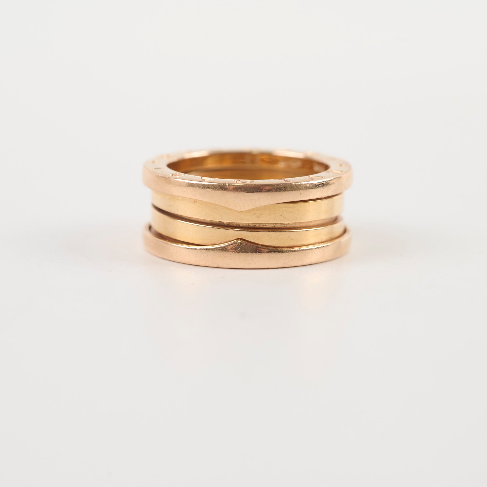 Bulgari B Zero 1 18K Gold Ring - Size 53 (US 6.25) for Women, Luxury Italian Jewelry Gift for Anniversary, Valentine's Day & Special Occasions