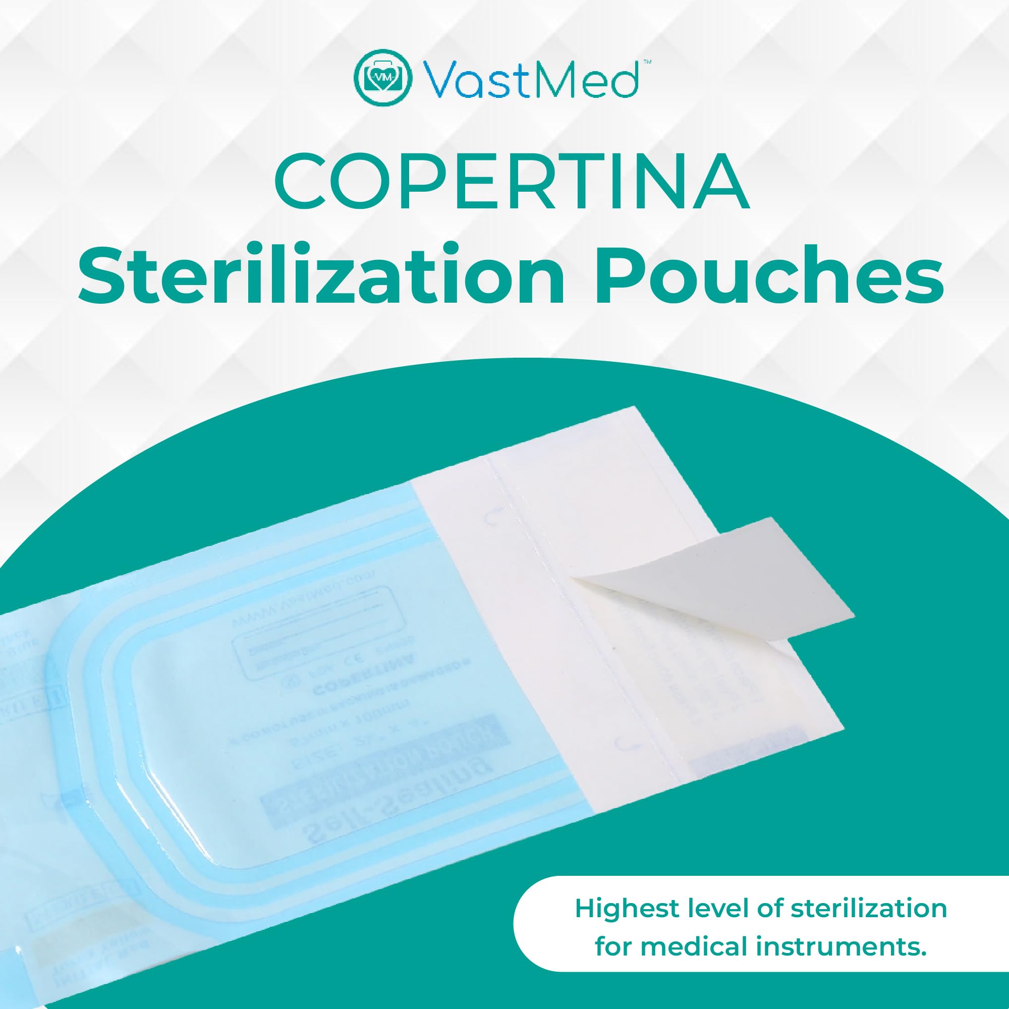 200PCs Self Seal Sterilization Pouches 2.25