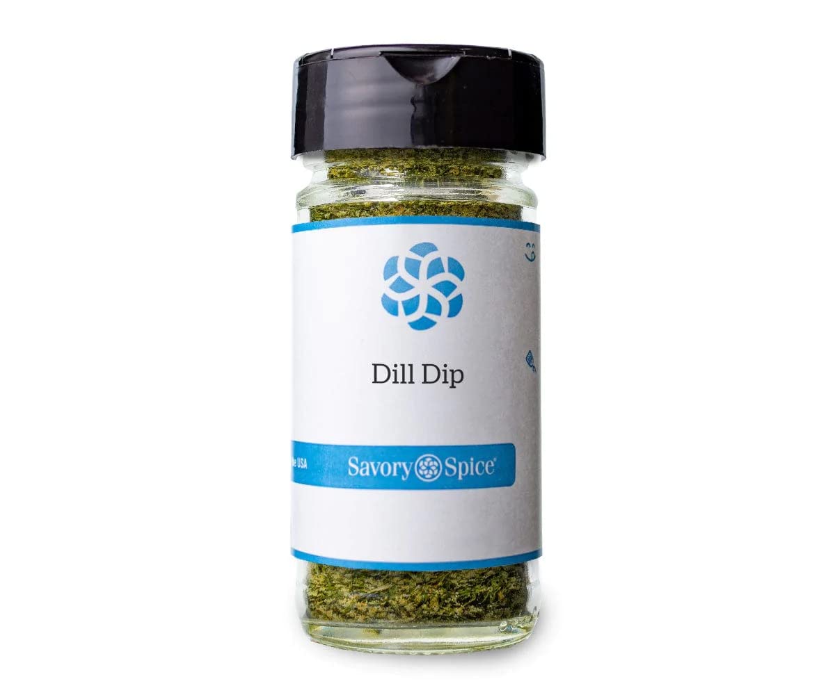 Savory Spice Dill Dip Mix - Premium Dill Seasoning for Vegetables, Bread, Seafood & Chicken (3.1 oz) | Perfect for Parties, Snacks & Cooking | Gluten-Free & All-Natural