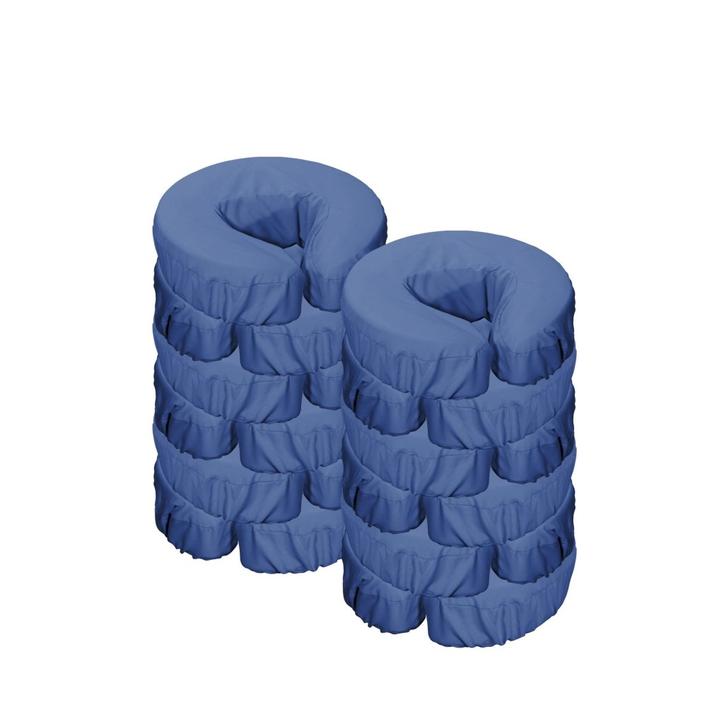 12 Pack Microfiber Face Cushion Covers for Massage - Soft, Breathable & Machine Washable - Perfect for Spa, Facial & Salon Use