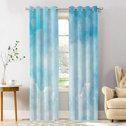 Starry Sky Rainbow Cloud Blue