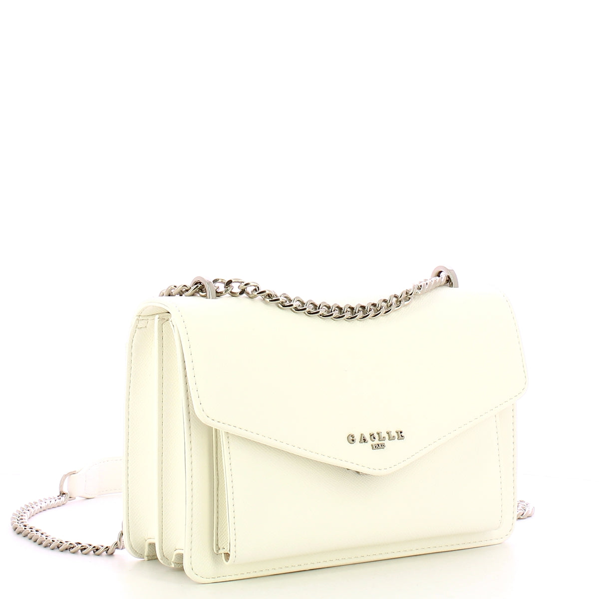 Galle Reg Bianco Crossbody Bag for Women - Stylish Leather Shoulder Purse GAACW02104 in White - Perfect for Work, Travel & Everyday Use