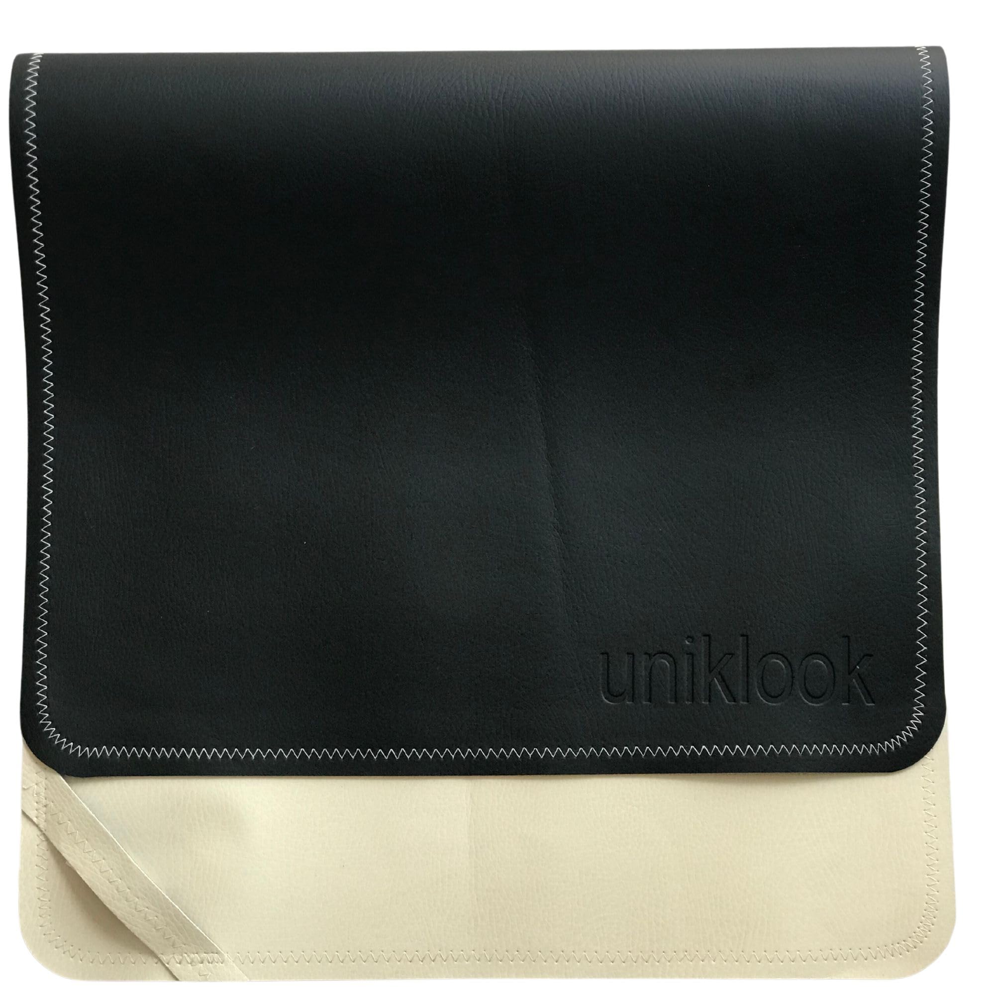 Uniklook Vegan Leather Portable Baby Changing Pad - Waterproof Travel Diaper Changing Mat 16