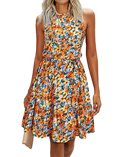Orange Floral Yellow