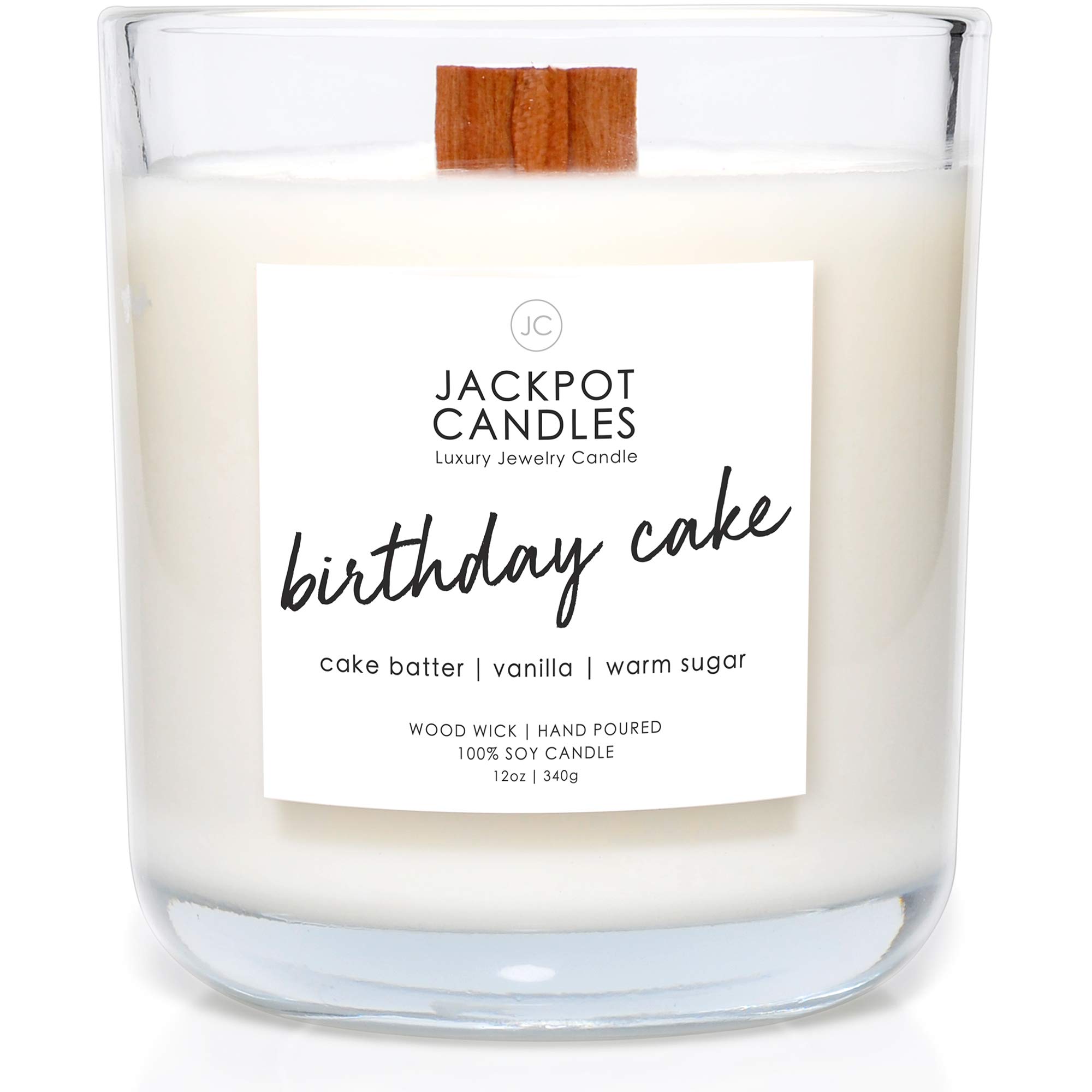 Jackpot Candles Birthday Cake Candle with Hidden Ring Inside - Surprise Jewelry Valued $15-$5,000 (Size 5) | Perfect for Birthday Parties, Bridal Showers & Gift Exchanges