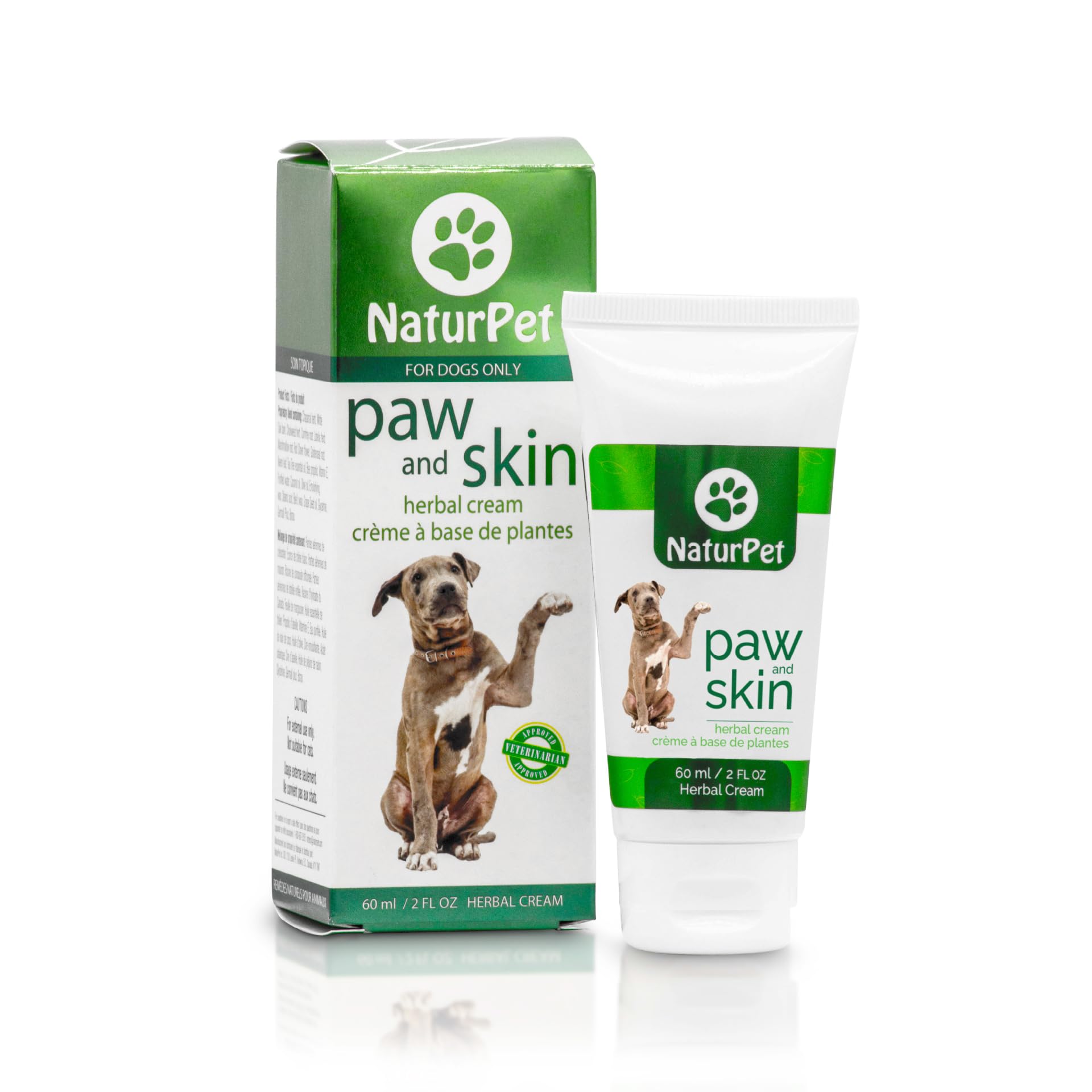 Naturpet Paw & Skin | 100% Natural Healing Balm for Dog Paws | 2 oz | Cracked, Dry & Brittle Paw Treatment | Wound Care & Protection | Perfect for Winter, Hiking & Outdoor Adventures