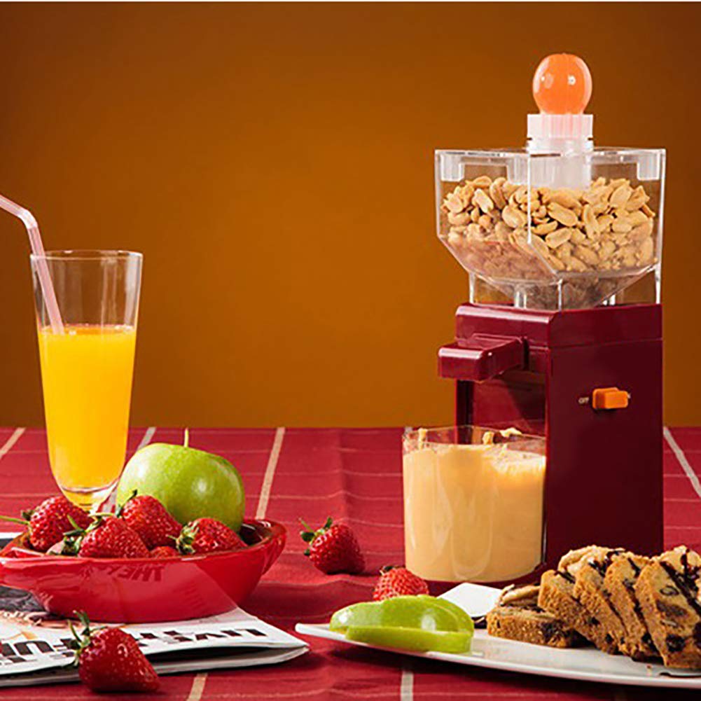 Electric Grain Grinder 500ML - Portable Peanut Butter Maker & Coffee Grinder for Corn, Nuts, Cereals - Perfect for Home Kitchens, Camping & Healthy Snacks