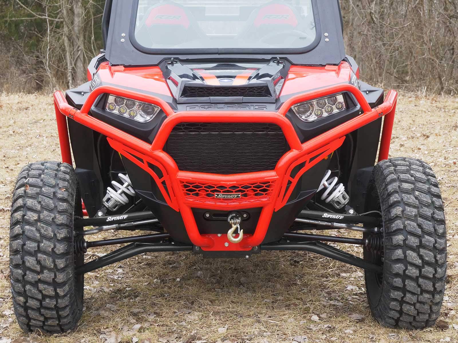 SuperATV Heavy-Duty Lower High Clearance A-Arms for 2014+ Polaris RZR XP 1000 & XP 4 1000 | Non-Adjustable Black Off-Road Suspension Upgrade | 1.25