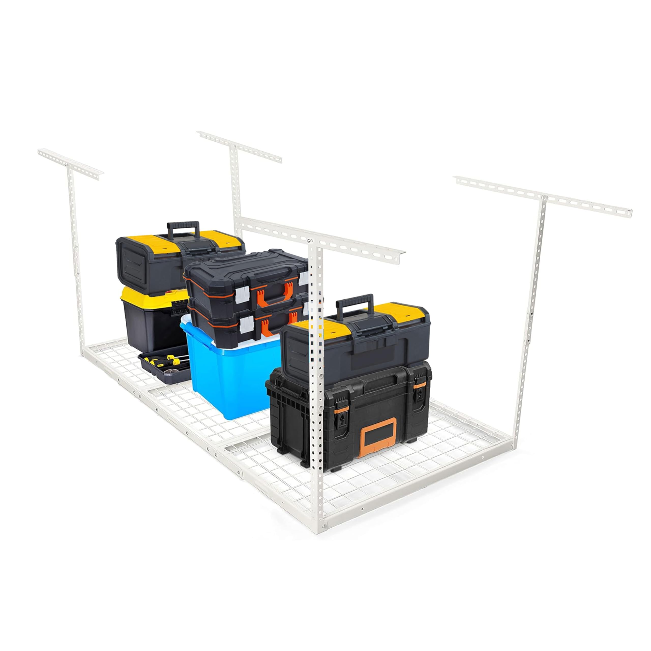 Heavy Duty Overhead Garage Storage Rack - 3x6 Feet Adjustable Ceiling Storage System (22