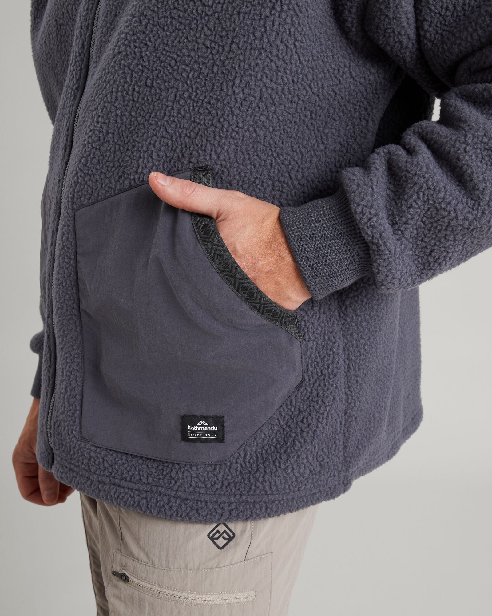 Co Z High Pile Fleece Jacket for Men - Warm Winter Coat with Soft Lining | Perfect for Outdoor Activities, Camping & Casual Wear