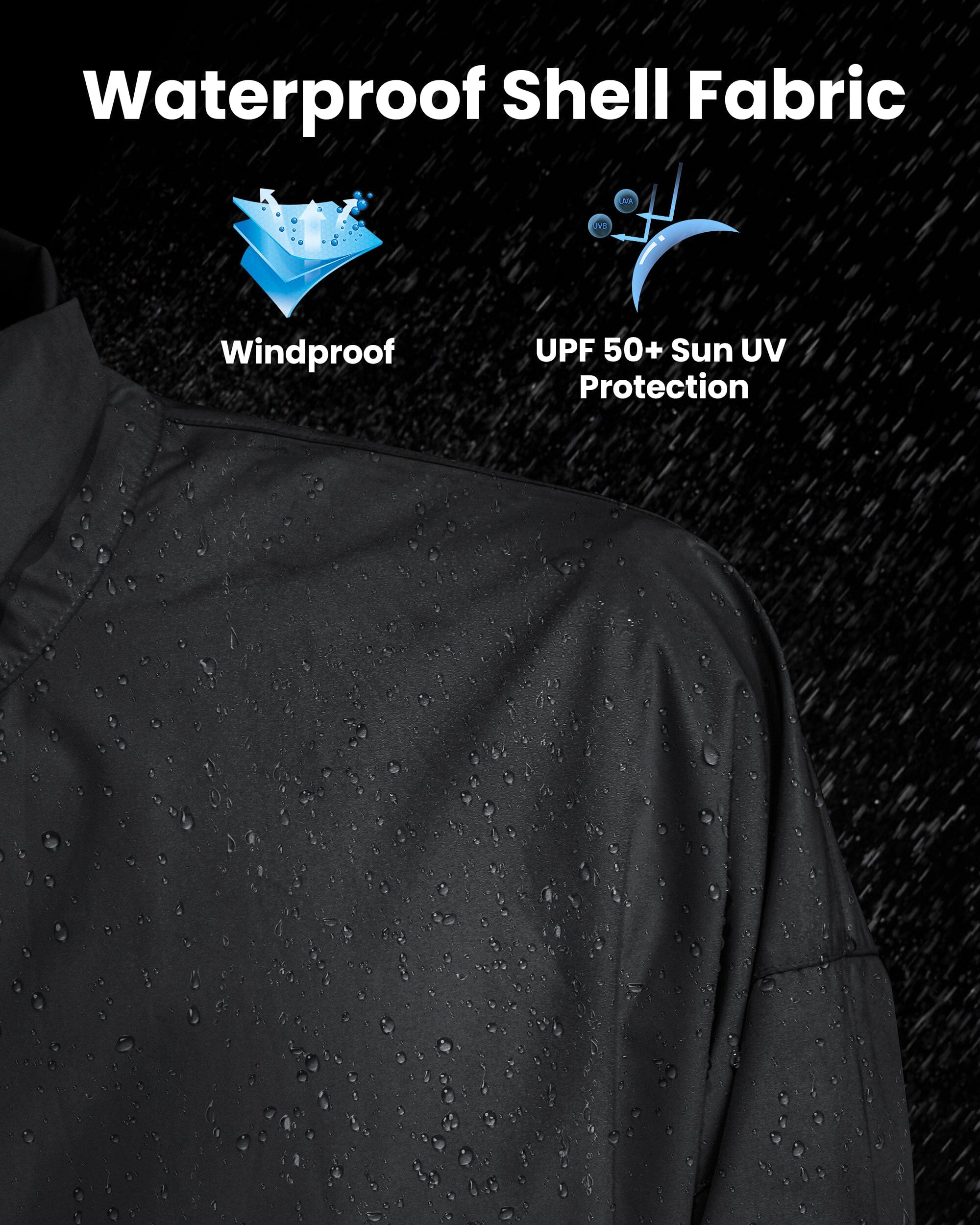 Lightweight Windbreaker Jacket for Men & Women - Waterproof Outdoor Running Hiking Travel Jacket - Perfect for Jogging, Camping & Spring Weather