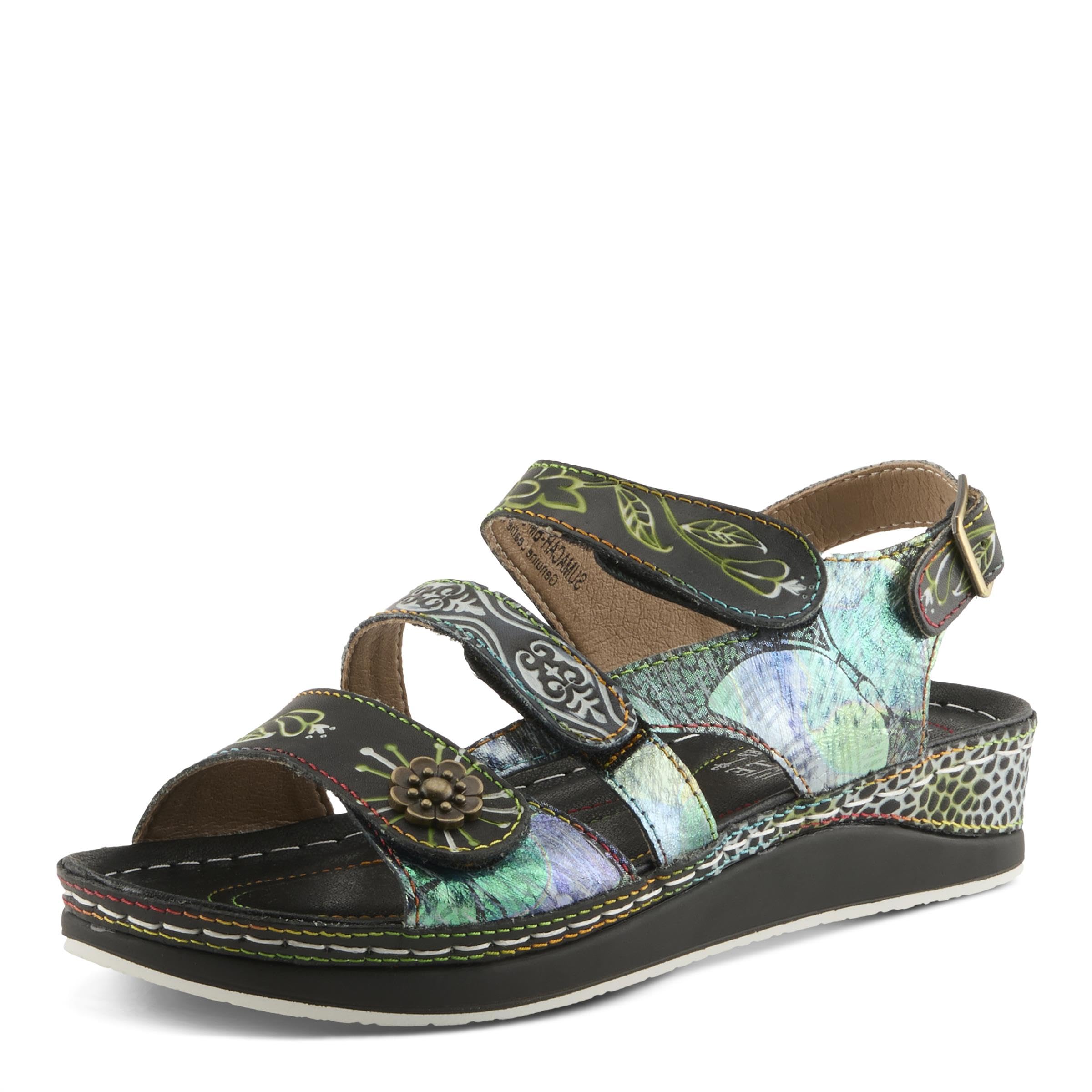L'Artiste by Spring Step Women's Sumacah Slide Sandals - Comfortable Summer Casual Shoes for Beach, Vacation & Outdoor Wear