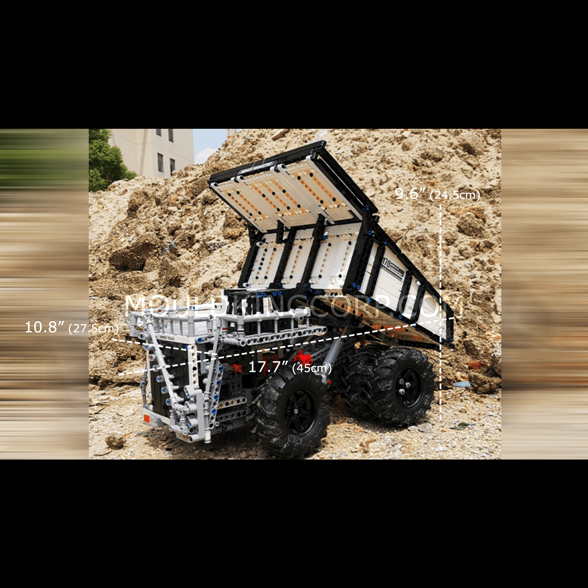 MOULD KING 13170 RC Mining Dump Truck Building Set - 2,044 PCS STEM Toy for Adults & Kids, Remote Control Construction Vehicle Model Kit for Engineering Enthusiasts | Perfect for Birthday Gifts, Collectors & DIY Projects