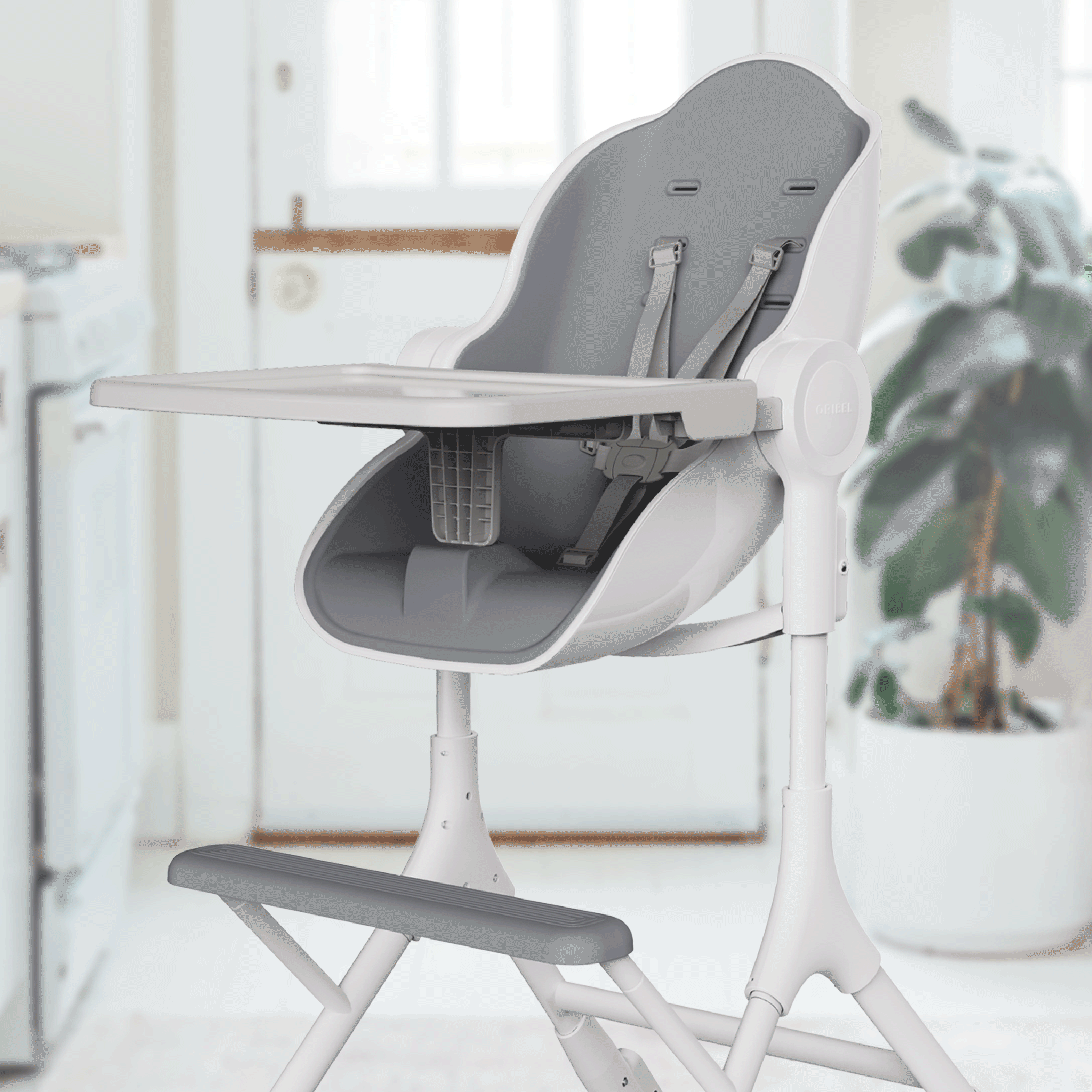 Oribel Cocoon Z 3-Stage Convertible High Chair for Babies & Toddlers - Perfect for Dining, Feeding, and Learning at Home