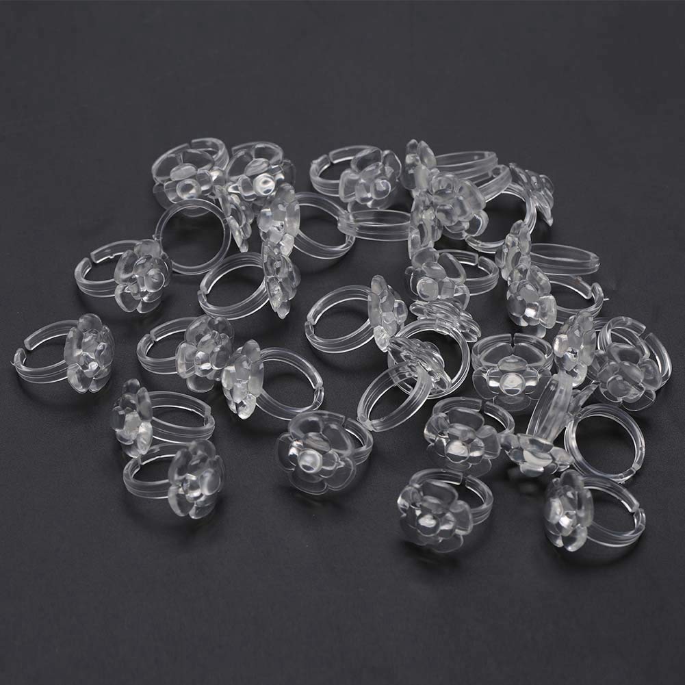 50Pcs/Set Nail Polish Color Display Rings - Flower & Butterfly Nail Art Swatch Wheels for Salon & DIY Manicure | Perfect for Nail Technicians & Home Use