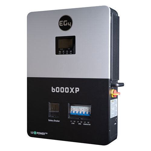 EG4 6000XP Off Grid Solar Inverter | 8000W PV Input | 6000W Output | 480V VOC | 48V 120/240V Split Phase | Ideal for Home Backup Power & RV Solar Systems
