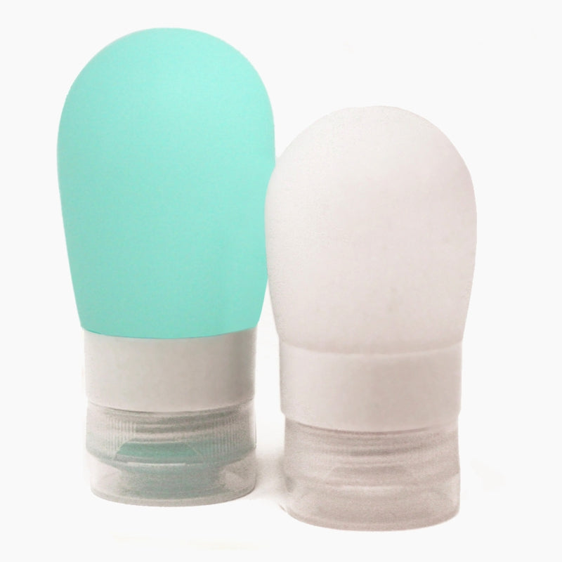 Danesco Reusable Silicone Squeeze Bottle - 38ml (1.3oz) - White - Perfect for Kitchen, Condiments, Travel & DIY Projects