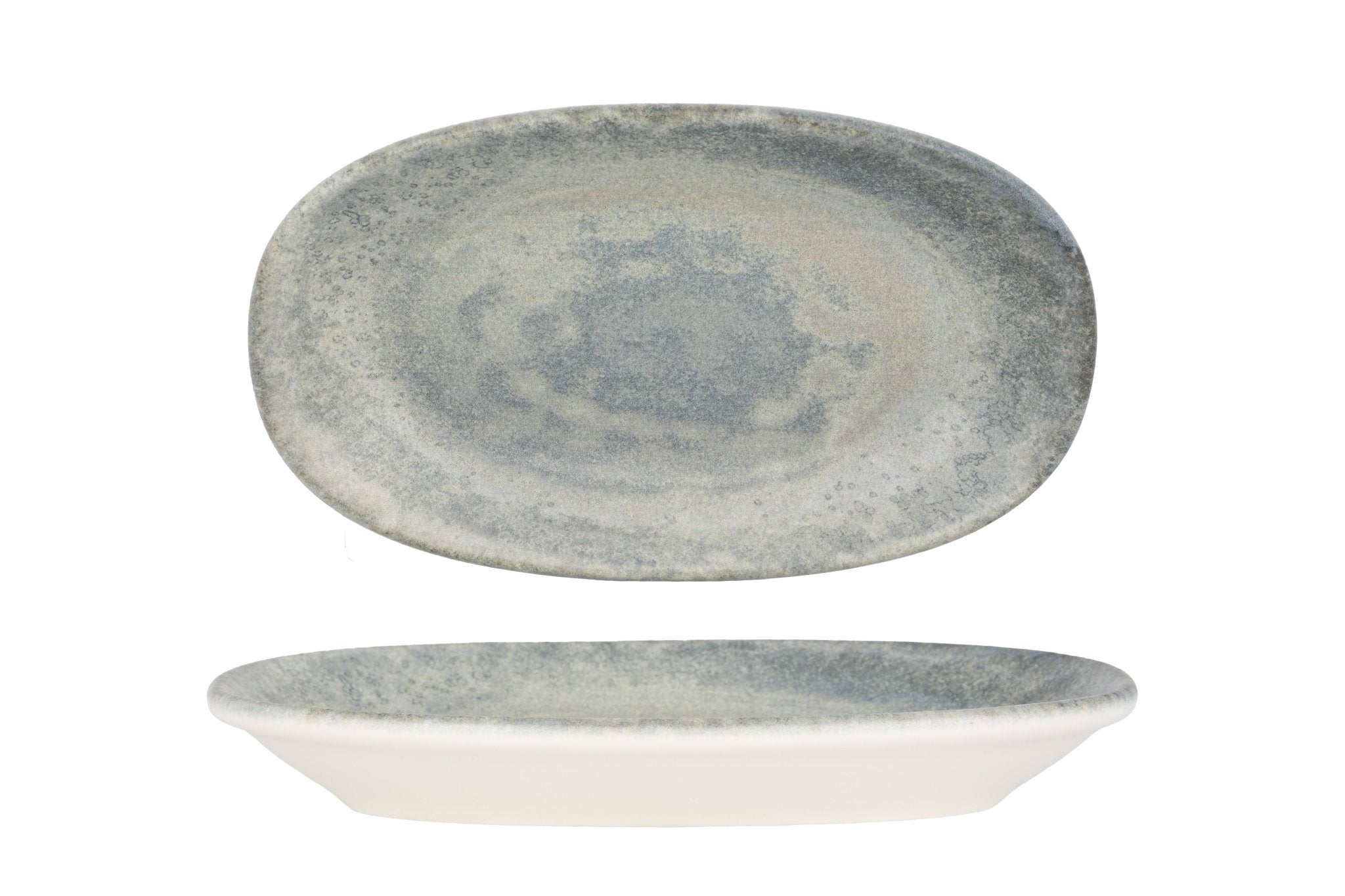 Omnia Oval Service Plate 15cm - Elegant Porcelain Appetizer Dish for Fine Dining, Buffets & Entertaining | Perfect for Restaurants, Weddings & Home Decor